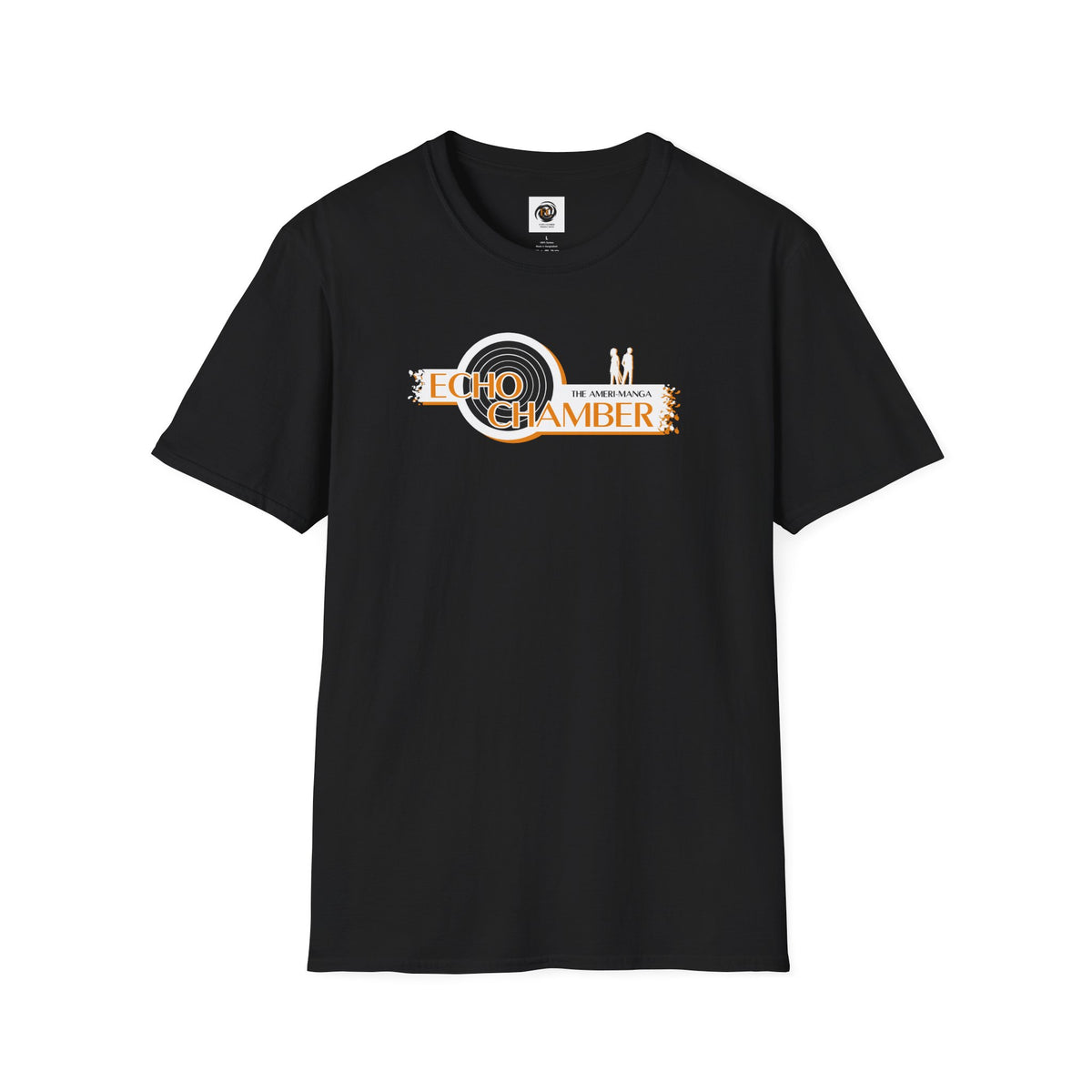 Black Echo Chamber Splash Logo Tee