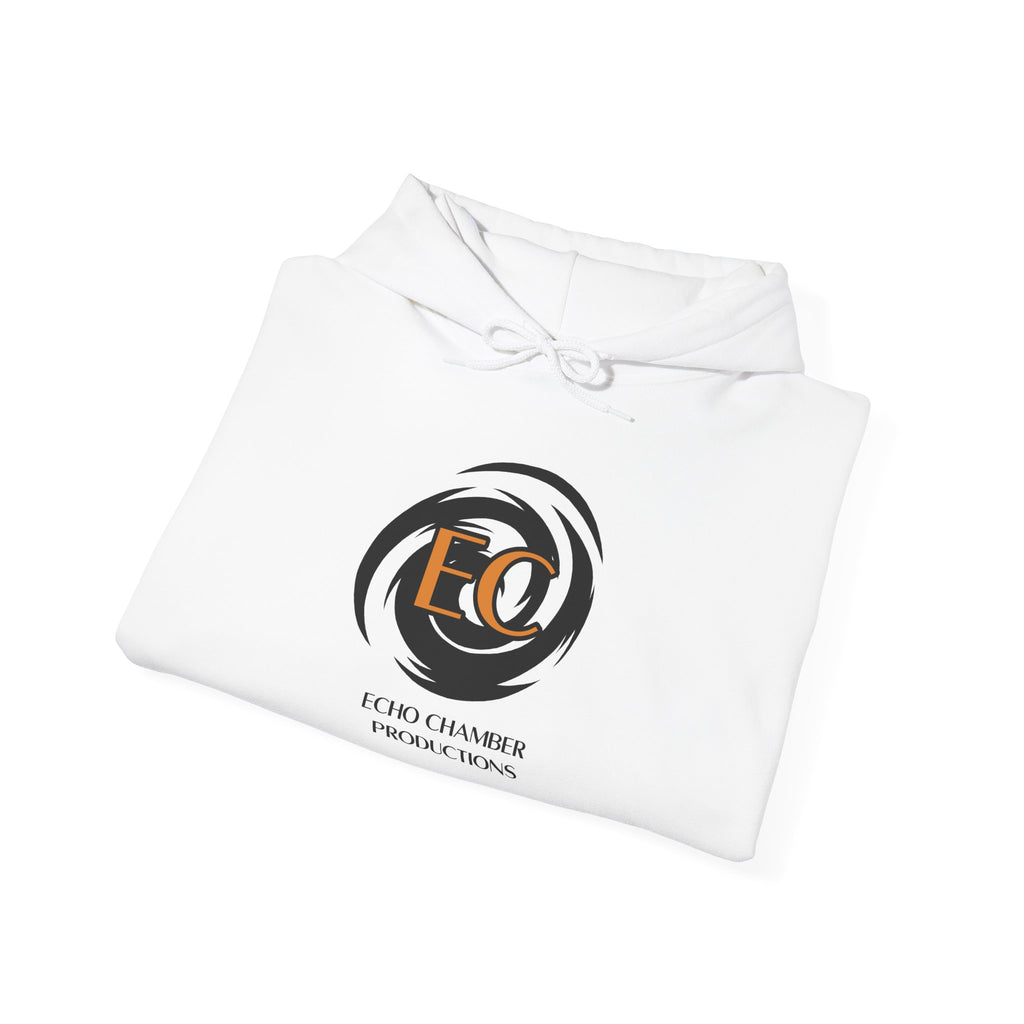 White Echo Chamber Logo Hoodie
