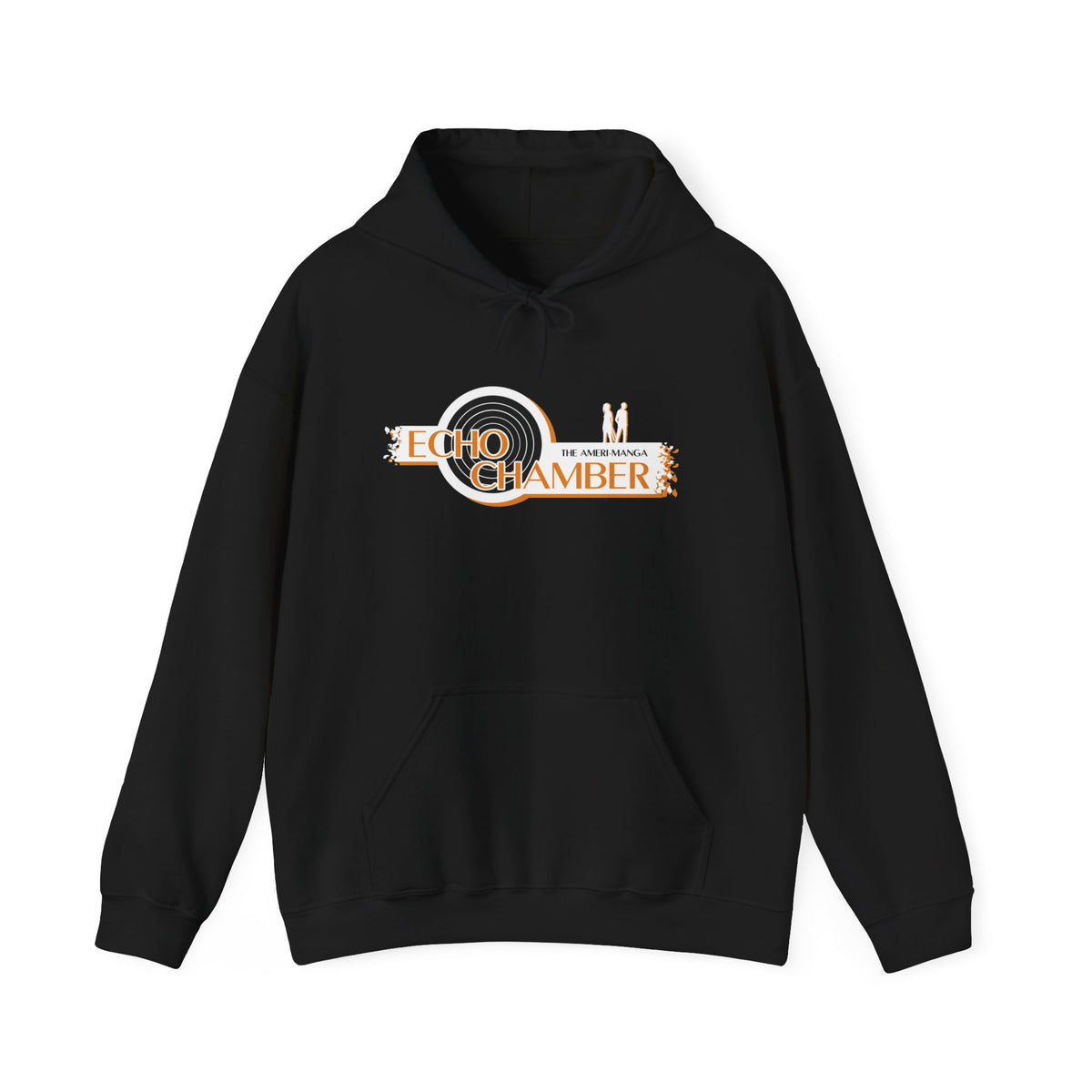 Black Echo Chamber Splash Hoodie