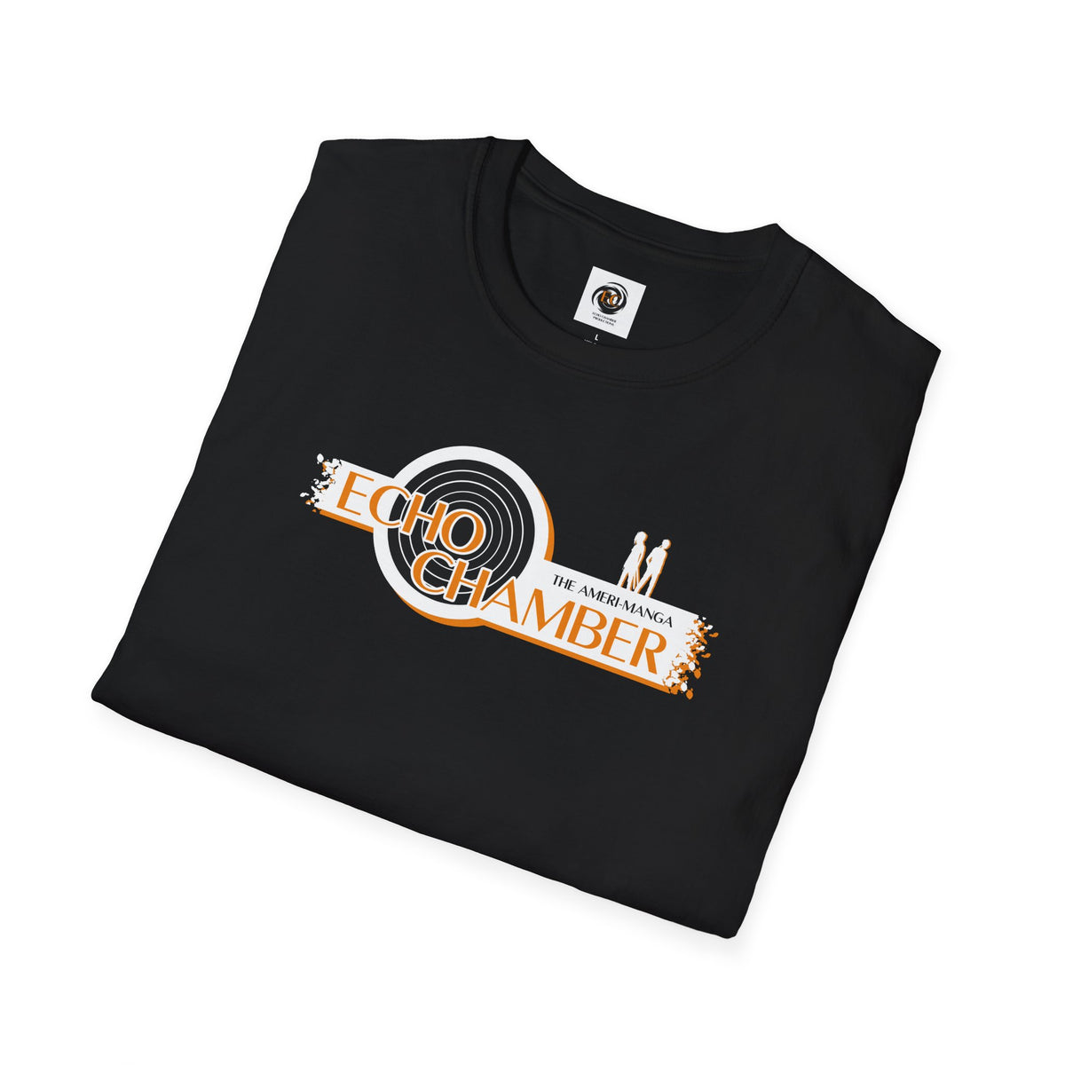 Black Echo Chamber Splash Logo Tee